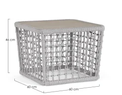 New Bizzotto TAVOLINO KOLLAR 60X60 ARTIC