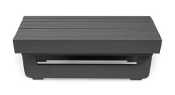 Outlet Bizzotto TAVOLINO MODULARE IN ALLUMINIO ANTRACITE WG21 - INFINITY