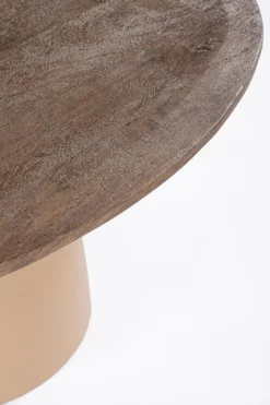 Clearance Bizzotto TAVOLINO STANLEY TOP RUSTIC BROWN 86