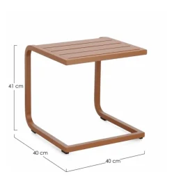 Online Bizzotto TAVOLINO TAYLOR 40X40 PECAN