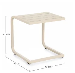 Outlet Bizzotto TAVOLINO TAYLOR 40X40 WHISPER