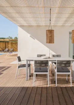 Discount Bizzotto TAVOLO ALCORA 180X90 BIANCO