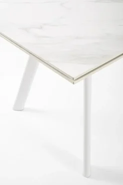 Outlet Bizzotto TAVOLO ALL. JARKKO 160-240X90 BIANCO