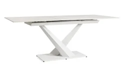 Discount Bizzotto TAVOLO ALL. JOHANNES 160-200X90 BIANCO