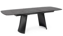 Hot Bizzotto TAVOLO ALL OLIVER VETRO 180-220X90