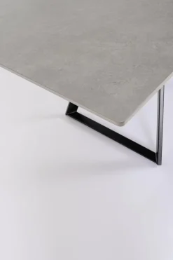 Online Bizzotto TAVOLO ALL. REETA 120/180X90 NERO/GRIGIO