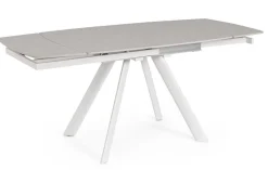 Hot Bizzotto TAVOLO ALL.RAILI 119.5/180X85 BIANC/GR C