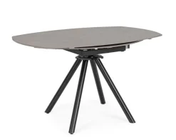 Sale Bizzotto TAVOLO ALL.RAUNI D87/135 NERO/GRIGIO