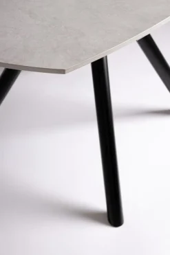 Bizzotto TAVOLO ALL.RAUNI D87/135 NERO/GRIG.CHIAR