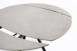 Bizzotto TAVOLO ALL.RAUNI D87/135 NERO/GRIG.CHIAR