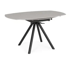 Bizzotto TAVOLO ALL.RAUNI D87/135 NERO/GRIG.CHIAR