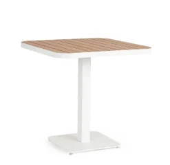 Hot Bizzotto TAVOLO BELMAR 75X75 BIANCO YK11
