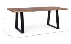 New Bizzotto TAVOLO FISSO IN LEGNO - ARTUR