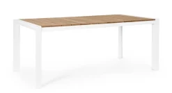 Bizzotto TAVOLO IN ALLUMINIO BIANCO GK50 - CAMERON