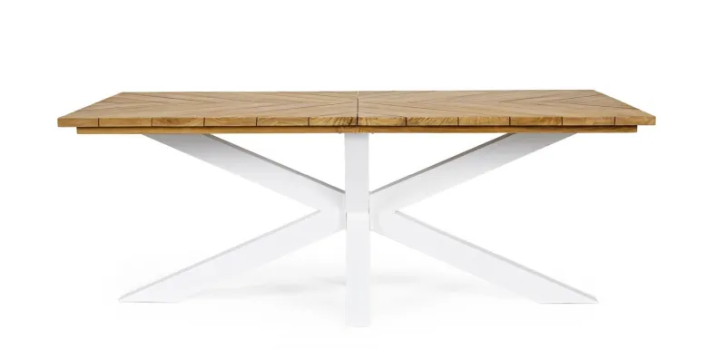 New Bizzotto TAVOLO IN ALLUMINIO BIANCO RT01 - PALMDALE