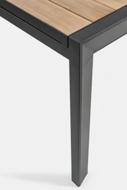 Discount Bizzotto TAVOLO IN ALLUMINIO 220-340X100 ANTRACITE YK13 - BELMAR