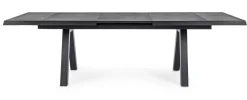 Sale Bizzotto TAVOLO IN ALLUMINIO 205/265X103 ANTRACITE JX55 - KRION
