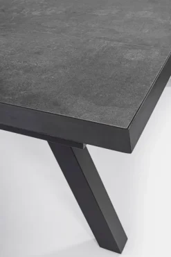 Sale Bizzotto TAVOLO IN ALLUMINIO 205/265X103 ANTRACITE JX55 - KRION