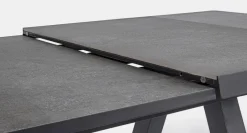 Sale Bizzotto TAVOLO IN ALLUMINIO 205/265X103 ANTRACITE JX55 - KRION