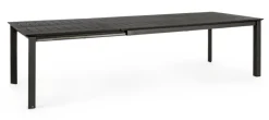 Online Bizzotto TAVOLO IN ALLUMINIO 200/300X110 ANTRACITE CX23 - KONNOR