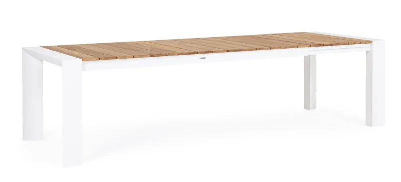 Bizzotto TAVOLO IN ALLUMINIO 228-294X100 BIANCO GK50 - CAMERON