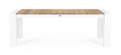 Bizzotto TAVOLO IN ALLUMINIO 228-294X100 BIANCO GK50 - CAMERON