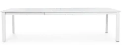 Online Bizzotto TAVOLO IN ALLUMINIO 200/300X110 BIANCO CX21-KONNOR
