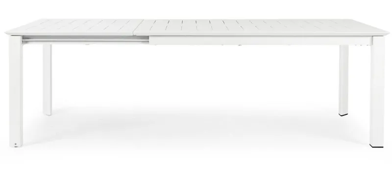 Hot Bizzotto TAVOLO IN ALLUMINIO 160/240X100 BIANCO CX21 - KONNOR