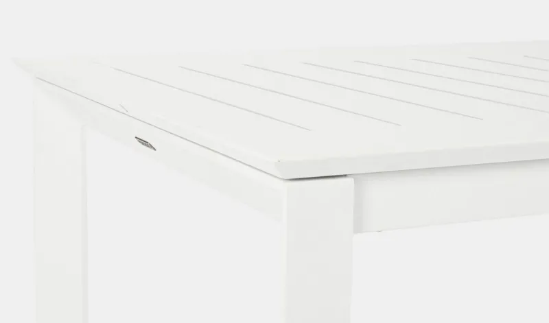 Hot Bizzotto TAVOLO IN ALLUMINIO 160/240X100 BIANCO CX21 - KONNOR