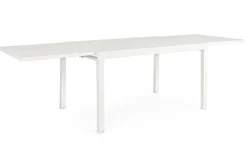 Best Bizzotto TAVOLO IN ALLUMINIO 135/270X90 BIANCO YK11 - PELAGIUS