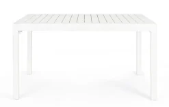 Best Bizzotto TAVOLO IN ALLUMINIO 135/270X90 BIANCO YK11 - PELAGIUS