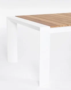 Bizzotto TAVOLO IN ALLUMINIO 253/319/384X110 BIANCO GK50 - CAMERON