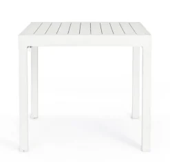 Bizzotto TAVOLO IN ALLUMINIO 83/166X80 BIANCO YK11 - PELAGIUS