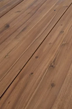 Clearance Bizzotto TAVOLO IN LEGNO ANTRACITE 200X100 - OSLO FSC