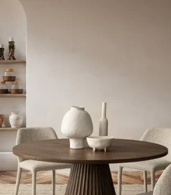 New Bizzotto TAVOLO IN LEGNO NATURALE D120 - ORISSA