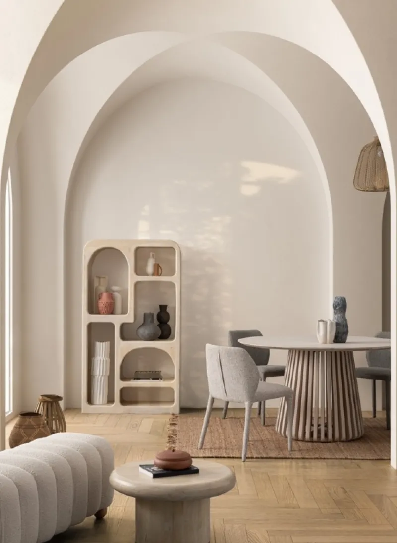 Discount Bizzotto TAVOLO IN LEGNO NATURALE D130 - ODION