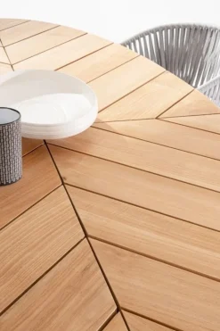 Hot Bizzotto TAVOLO IN TEAK BIANCO RT01 - PALMDALE