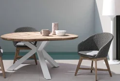 Discount Bizzotto TAVOLO IN TEAK BIANCO RT01 - PALMDALE