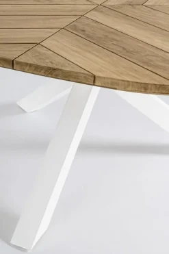 Discount Bizzotto TAVOLO IN TEAK BIANCO RT01 - PALMDALE