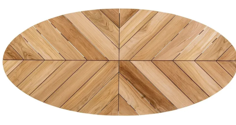 Hot Bizzotto TAVOLO IN TEAK CARBON RT02 - PALMDALE