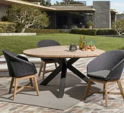 Discount Bizzotto TAVOLO IN TEAK CARBON RT02 - PALMDALE