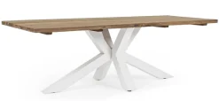 Sale Bizzotto TAVOLO IN TEAK RICICLATO BIANCO PM01 - RAMSEY