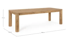 New Bizzotto TAVOLO MAVERICK - 240X100