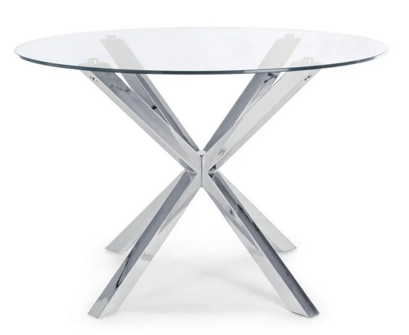 New Bizzotto TAVOLO ROTONDO IN VETRO - MAY