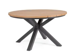 Clearance Bizzotto TAVOLO ZELMAR D130 ANTRACITE YK13