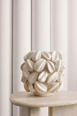 Sale Bizzotto VASO CARAMBOLA BIANCO H32