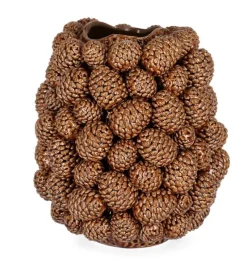 New Bizzotto VASO PIGNA MARRONE H37,5