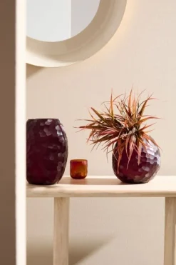 Outlet Bizzotto VASO SAMPUR VT BORDEAUX H19,5