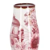 Outlet Bizzotto VASO ZHEN BOMB ROSSO BIANCO ORO H26